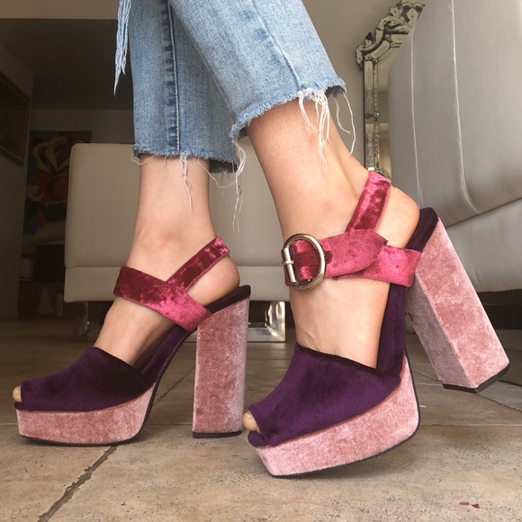 jeffrey campbell chunky heels